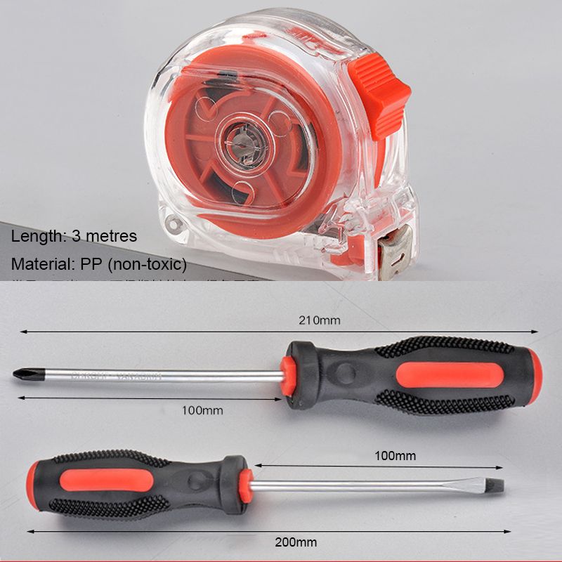 20Pcs-Repair-Hand-Tool-Set-Home-Household-Kit-with-Screwdriver-Wrench-Hammer-Tape-Wire-Cutter-amp-Bo-1532841
