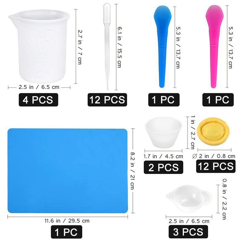 3536Pcs-Silicone-Mixing-Measuring-Cups-UV-Resin-Mold-DIY-Casting-Jewelry-Tool-1765159