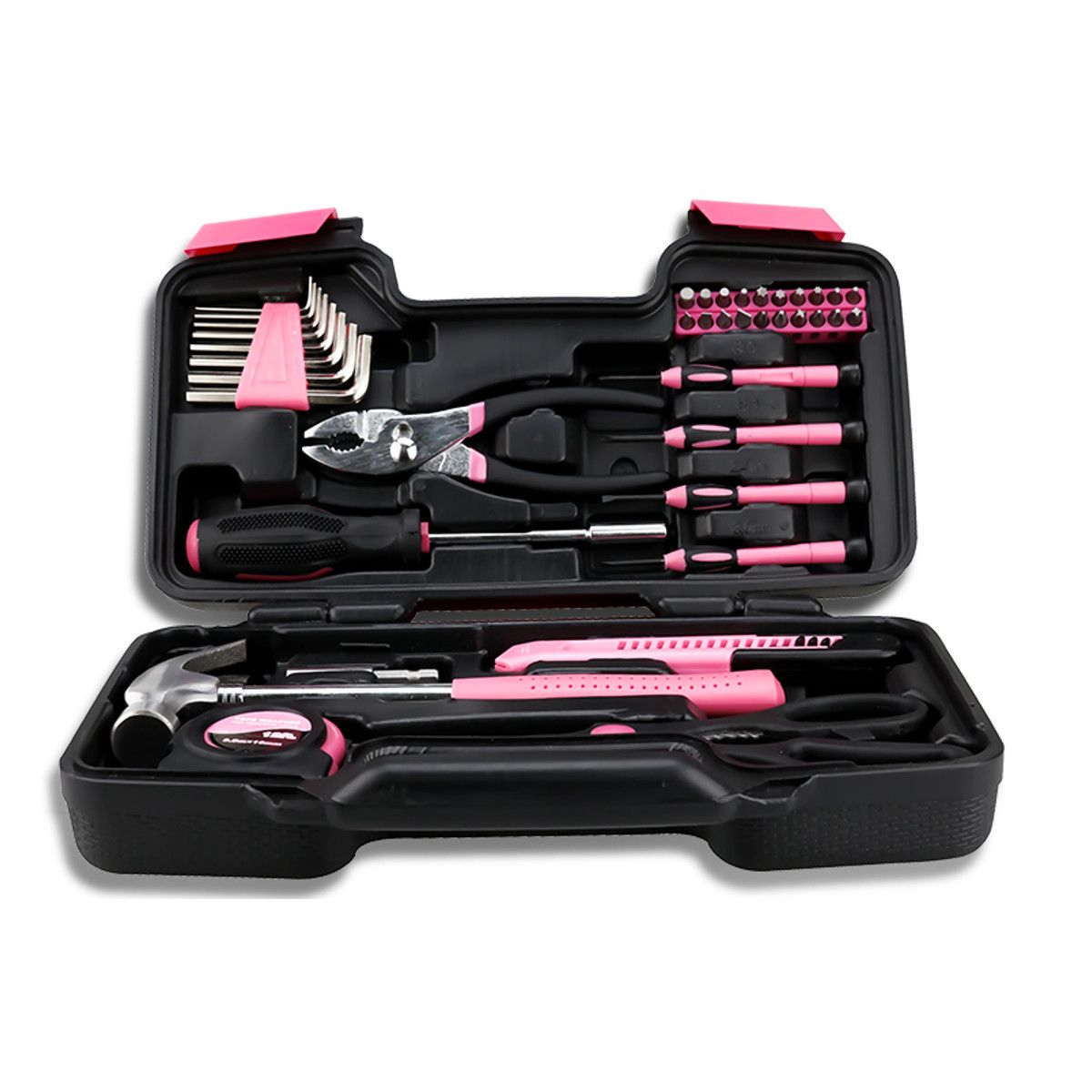 39PCS-Tool-Set-General-Household-Hand-Tool-Kit-Pink-with-Plastic-Toolbox-1706312