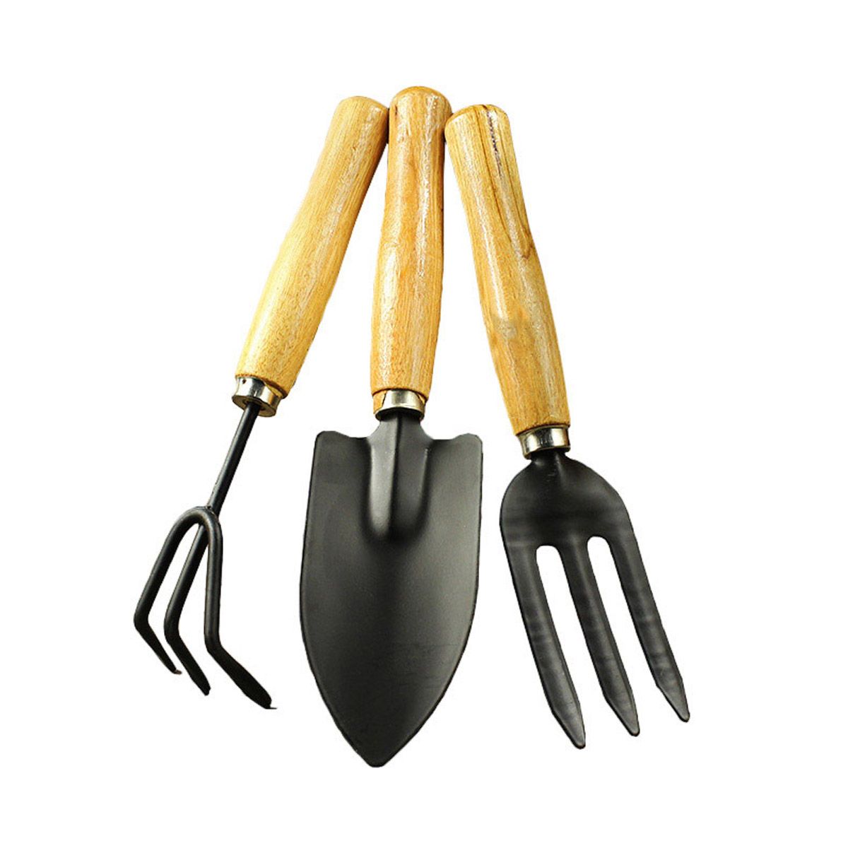 3Pcs-Gardening-Tool-Set-Garden-Planting-tools-Long-pointed-Spade-Three-tooth-HarrowThree-character-F-1694009