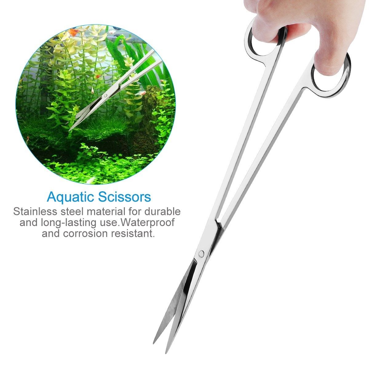 5Pcs-Stainless-Steel-Aquarium-Aquascaping-Tank-Aquatic-Plant-Fish-Cutter-Tweezers-Tool-with-Pouch-1378932