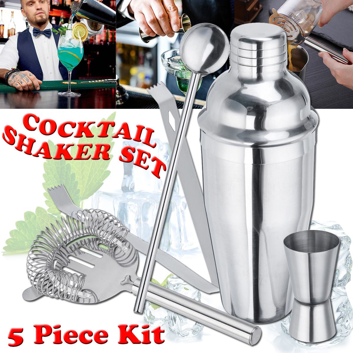 5Pcs-Stainless-Steel-Cocktail-Drink-Bartender-Shaker-Mixer-Bar-Mixing-Kit-Tools-1706151