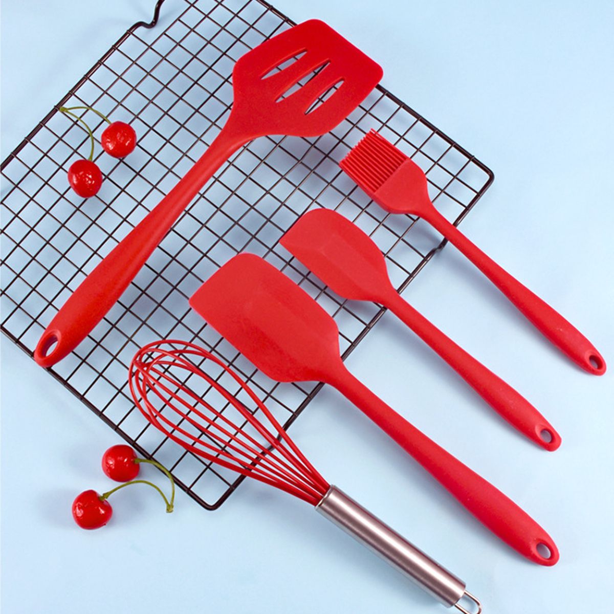 5pcs-Silicone-Cooking-Utensils-Kitchenware-Set-Eggg-Beater-Spoon-Spatula-Tools-1695510