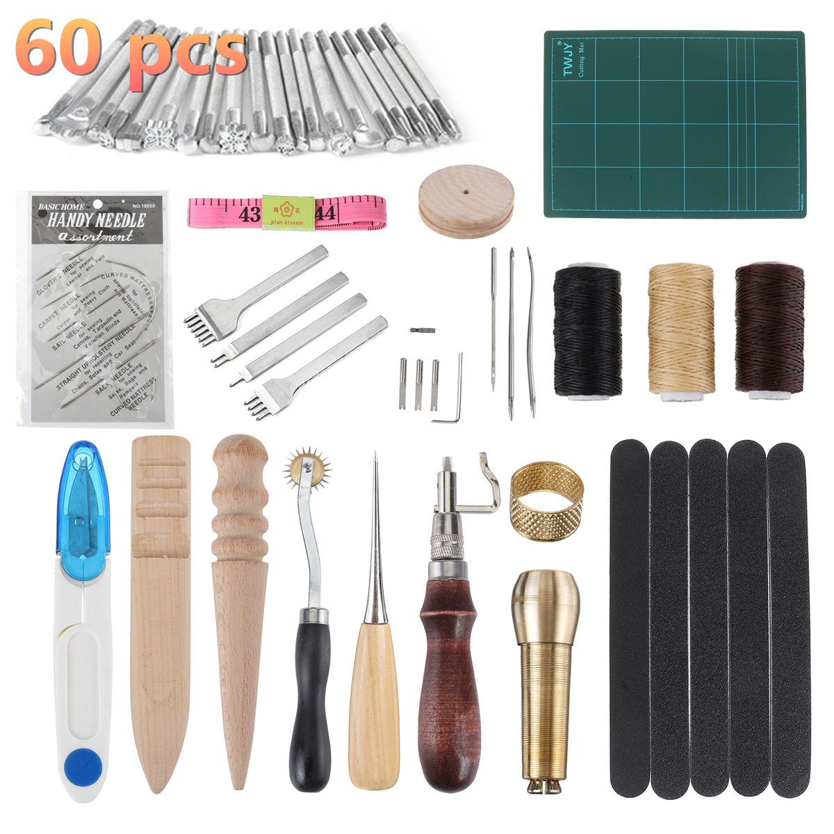 60Pcs-Professional-Leather-Craft-Tools-Kit-for-Hand-Sewing-Stitching-Working-Wheels-Stamping-Punch-T-1599985