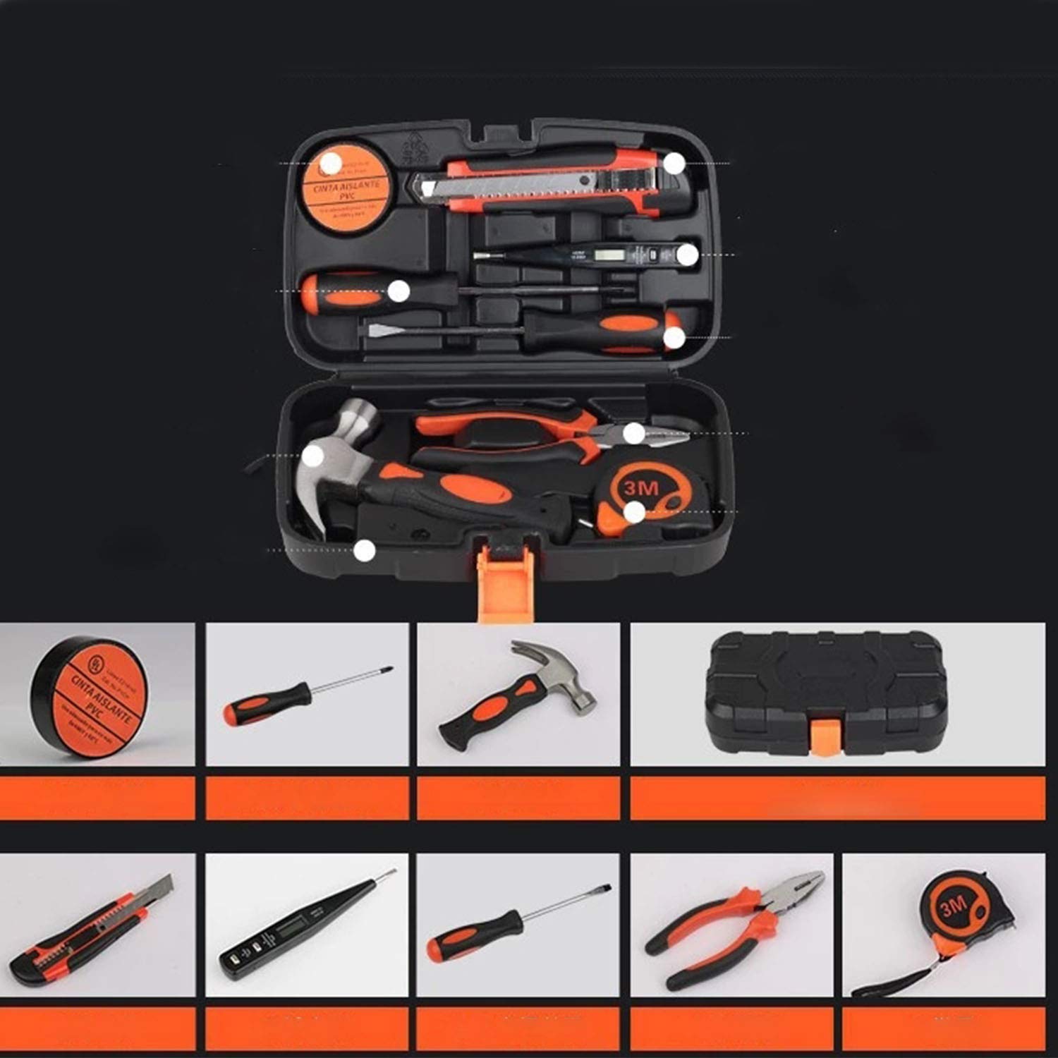 9Pcs-Household-Combination-Kit-Gift-Set-Hardware-Toolbox-Wide-Application-Hand-Tool-General-Househol-1543386