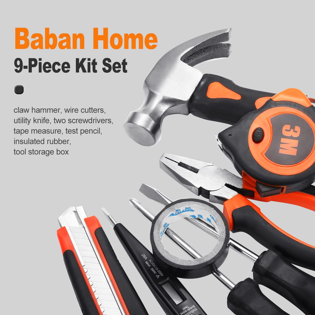 9Pcs-Multifuntional-Woodworking-Household-Tools-Kit-Set-SteelKits-Hardware-Toolbox-1311200