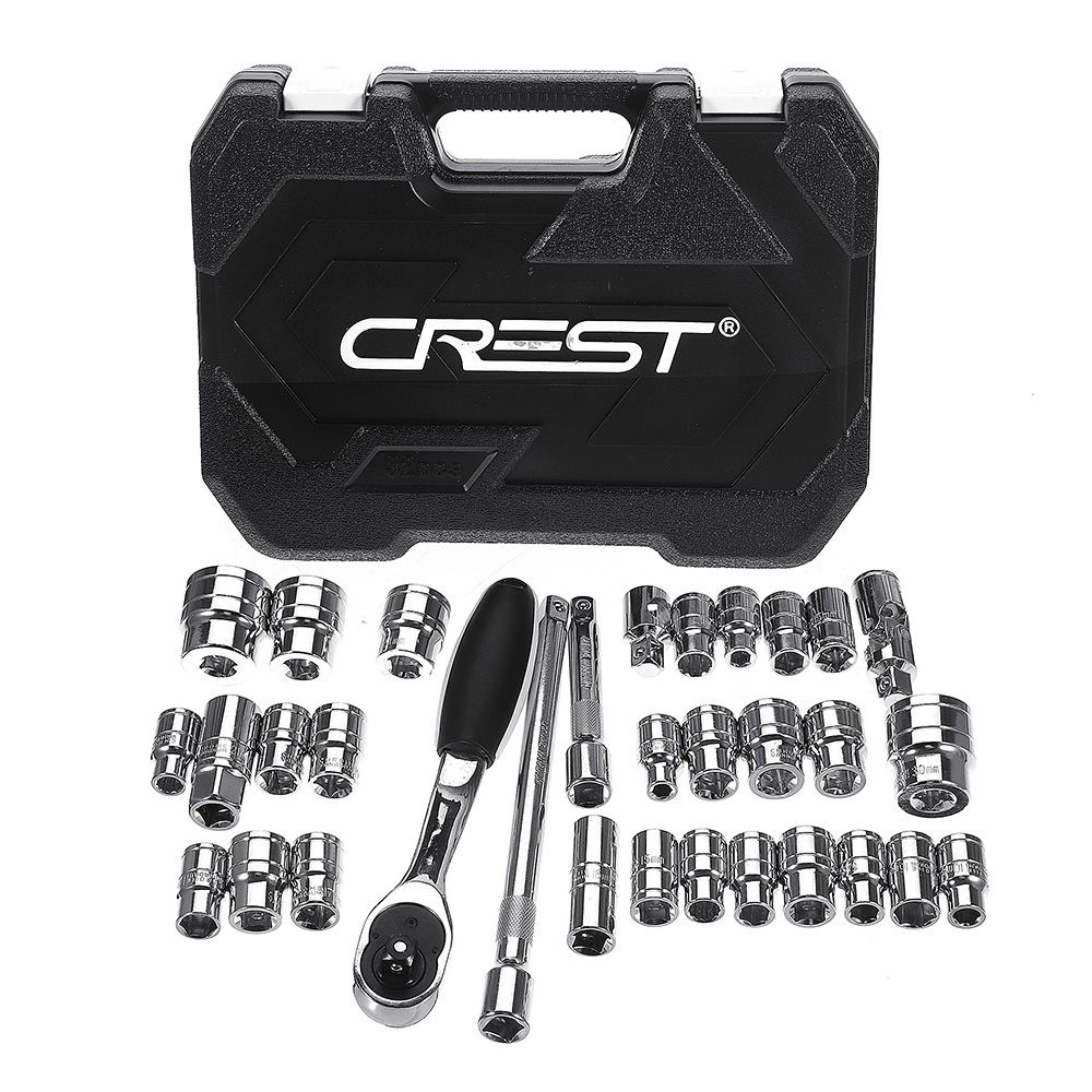 CREST-32Pcs-Sleeve-Set-Quick-Wrench-Auto-Repair-Multifunctional-Combination-Auto-Repair-Car-1714585