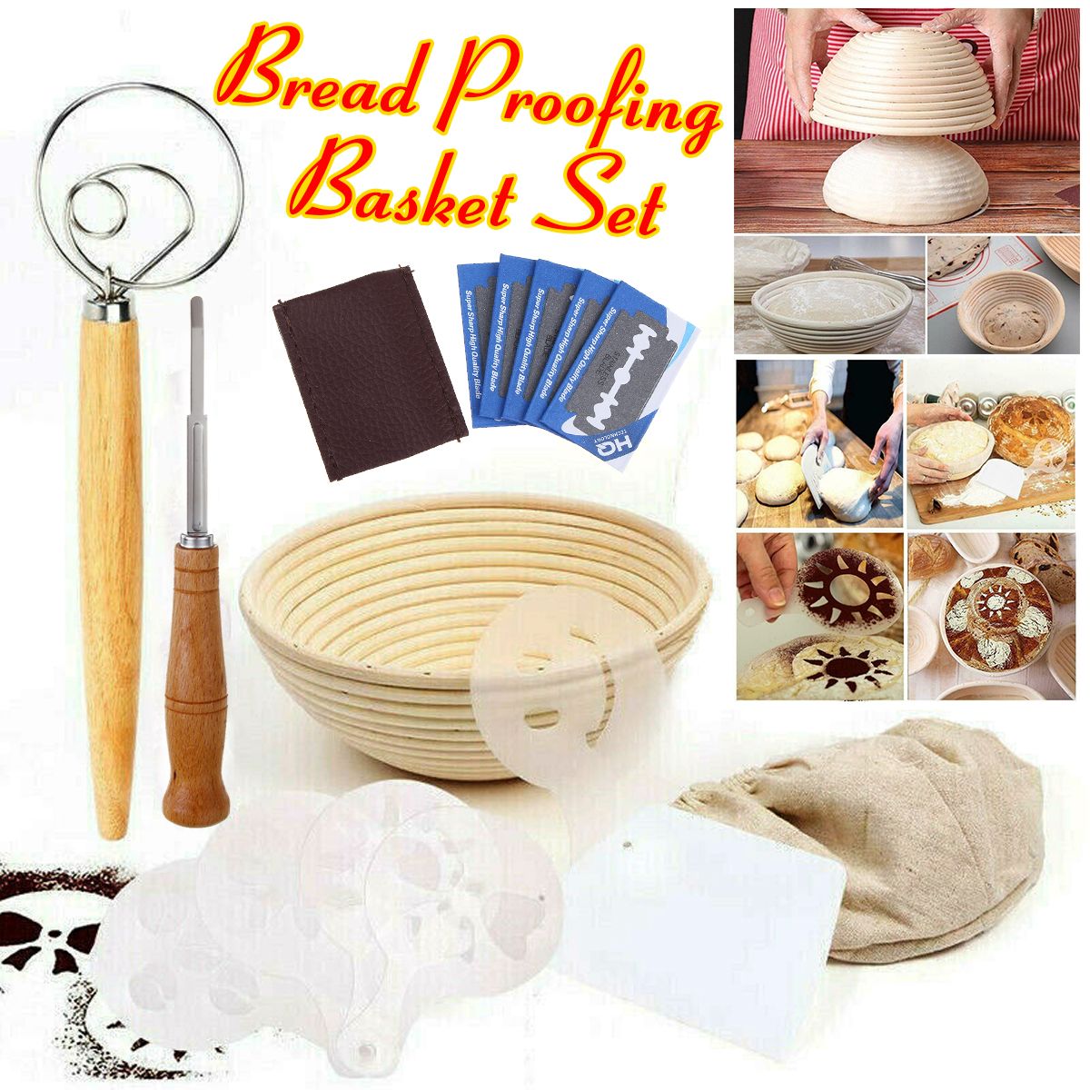 Complete-Bread-Proofing-Basket-Set-Beginner-Bread-Baking-Stencils-Tool-Kits-1708809