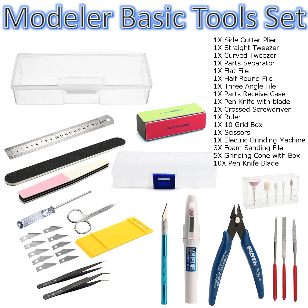 Gundam-Modeler-Tools-Model-Building-Basic-Tools-Kit--Craft-Set-Car-Model-Building-Repair-Fix-Set-1299320