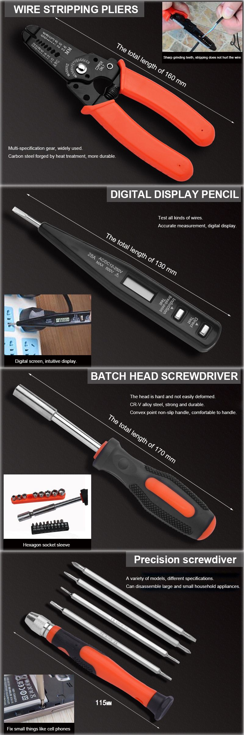 HB-New-45-Pcs-Household-Hand-Tool-Set-Wood-Working-Tools-Plastic-Toolbox-Storage-Case-Hand-Tool-Set--1543382