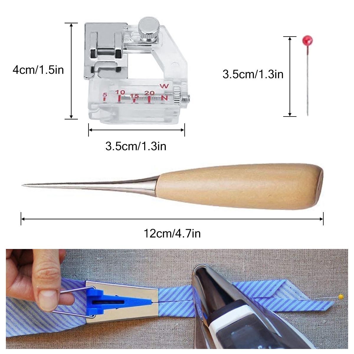 Sewing-Tape-Maker-Kits-4-Sizes-6MM-12MM-18MM-25MM-Household-DIY-Fabric-Patchwork-Sewing-Accessories--1707094