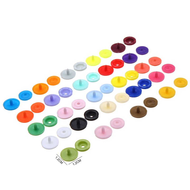 Snap-Plier--360-Set-T5-Snap-Plastic-Buttons-Fastener-24-Colors-Poppers-DIY-Mix-1274203