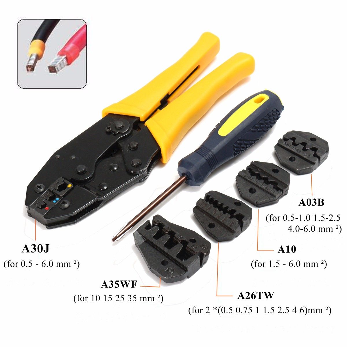 WXK-30JN-Insulated-Terminals-Ferrules-Crimping-Plier-Ratcheting-Crimper-Tool-with-5-Interchangeable--1126233