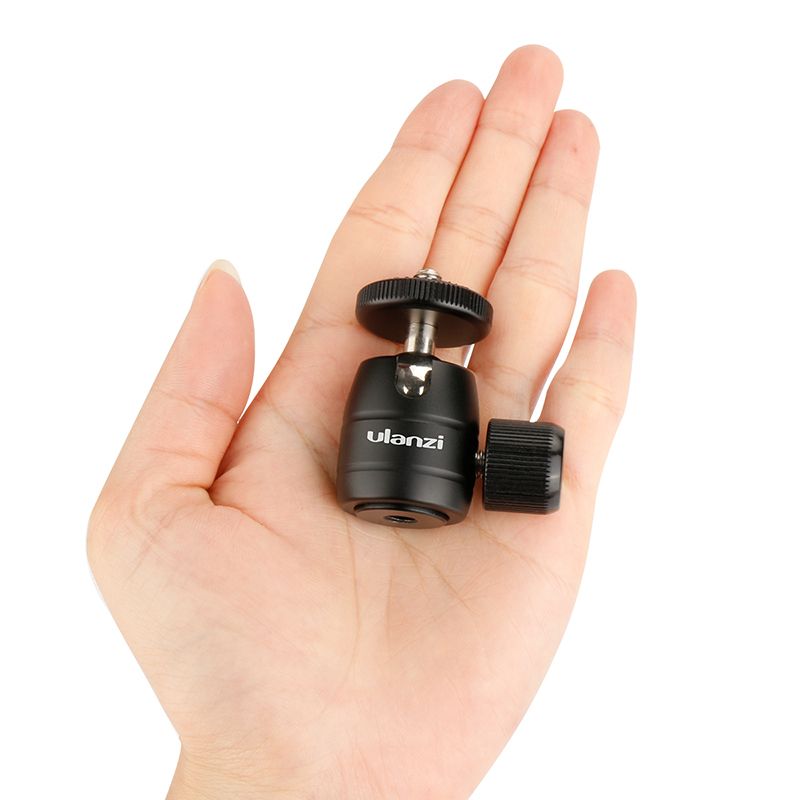 Ulanzi-U-30-CNC-Metal-14-Screw-Thread-Tripod-Rotating-360-Degree-Mini-Ball-Head-Ballhead-1299109