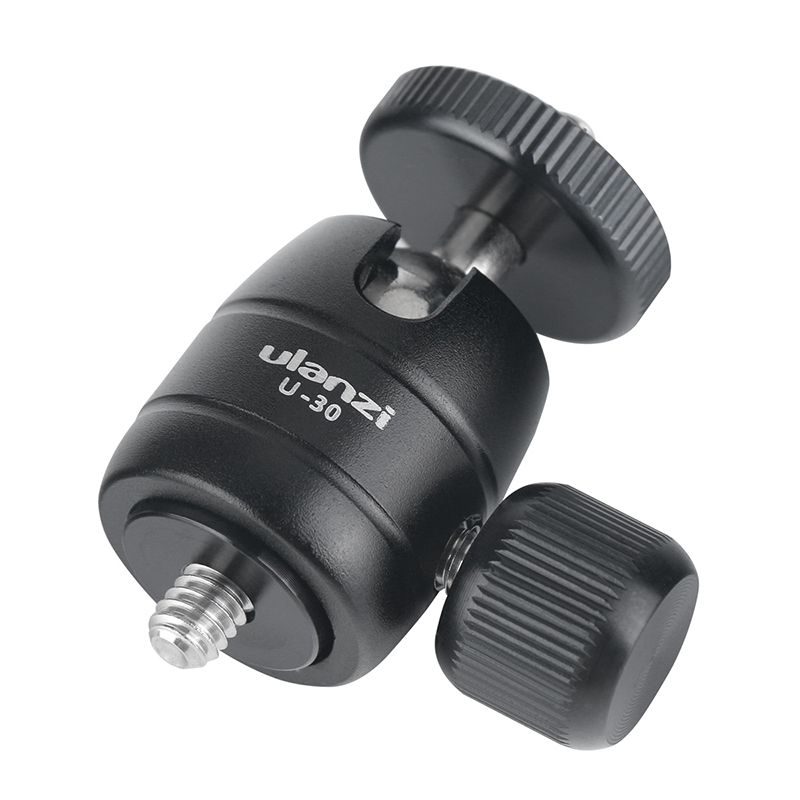 Ulanzi-U-30P-Metal-Mini-Tripod-Head-Ballhead-with-Dual-14-Screw-1372307