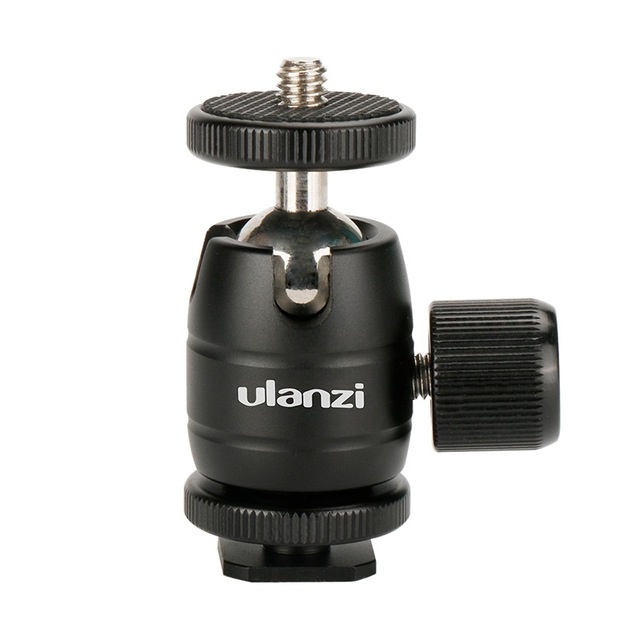 Ulanzi-U-30S-CNC-Metal-14-Screw-Thread-Tripod-Rotating-360-Degree-Mini-Ball-Head-Ballhead-with-Cold-1299110