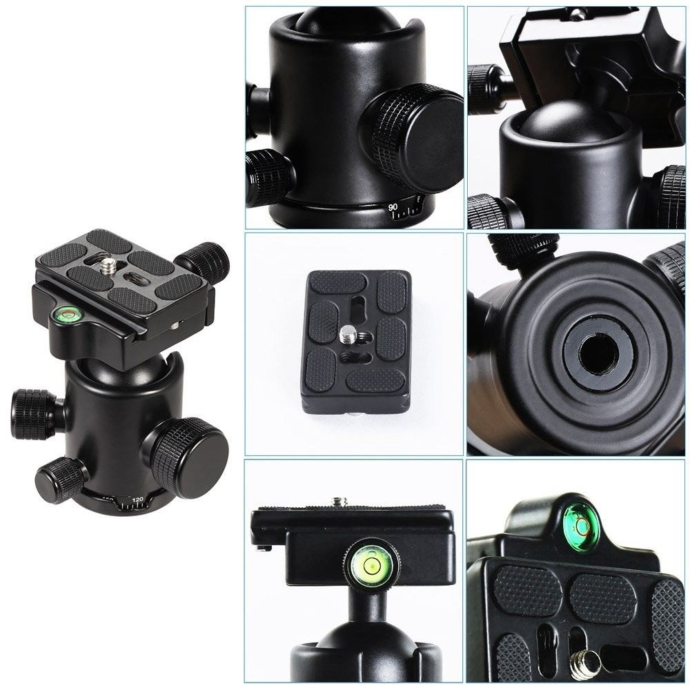 VELEDGE-KF-0-Camera-Tripod-Ball-Head-Aluminum-Alloy-Ballhead-Panoramic-Head-Sliding-Rail-Head-1289164