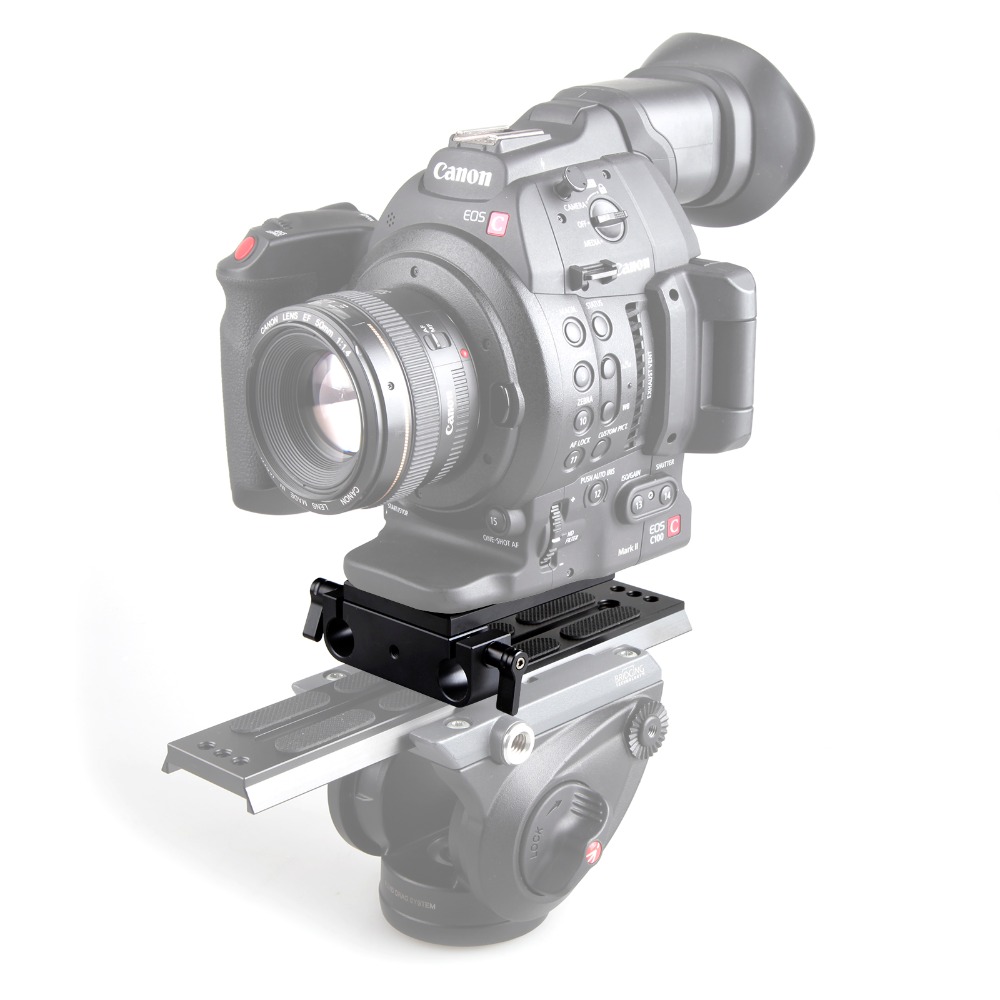 SmallRig-Camera-Mounting-Plate-Tripod-Mounting-Plate-with-15mm-Rod-Clamp-Railblock-for-Rod-Support---1741249