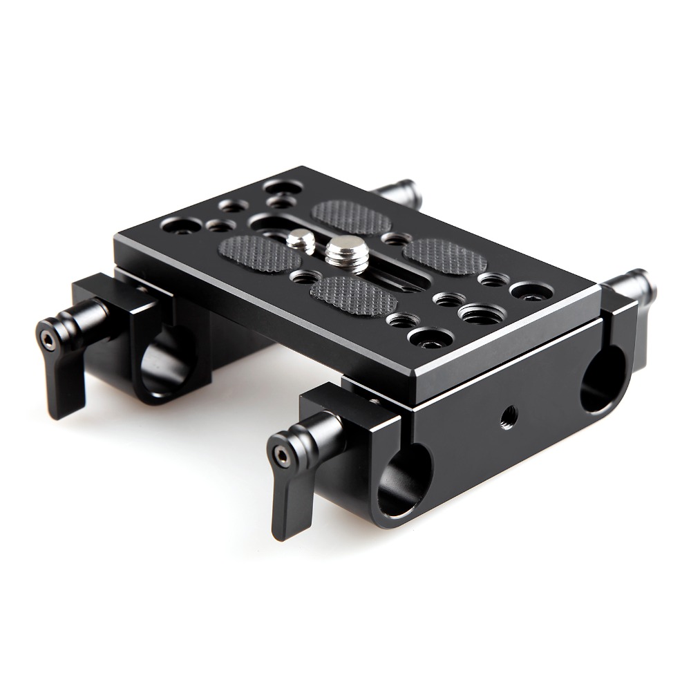 SmallRig-Camera-Mounting-Plate-Tripod-Mounting-Plate-with-15mm-Rod-Clamp-Railblock-for-Rod-Support---1741249