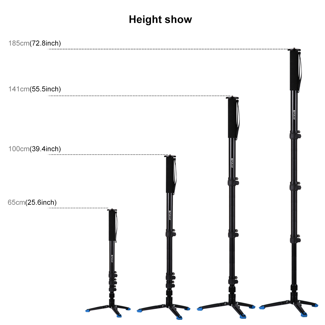 PULUZ-PU3015-Four-Section-Aluminum-magnesium-Alloy-Self-Standing-Monopod-with-Support-Base-Bracket-1240272