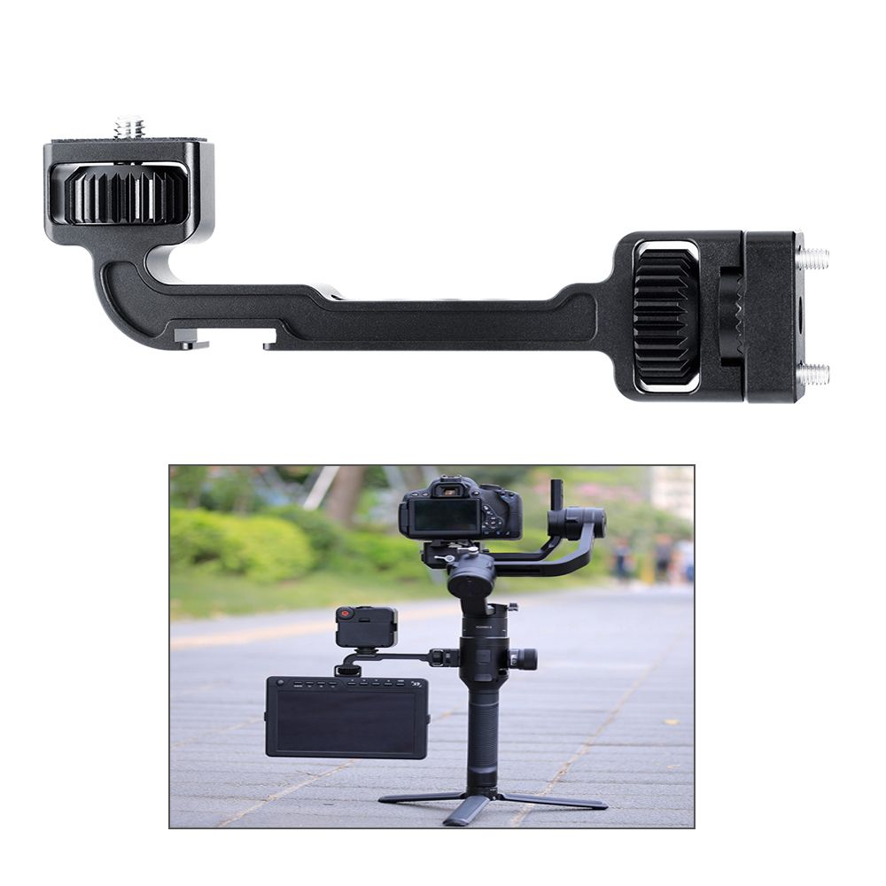 AGIMBALGEAR-DH11-Camera-Stabilizer-Extension-Bracket-with-Cold-Shoe-Mount-14-Inch-Screw-for-DJI-Roni-1536475
