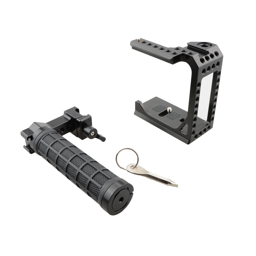 KEMO-C1865-C-Cage-Rig-Stabilizer-with-Cheese-Pipe-Handle-for-Sony-A7-A7S-A7RII-A7SII-A9-DSLR-Camera--1445326
