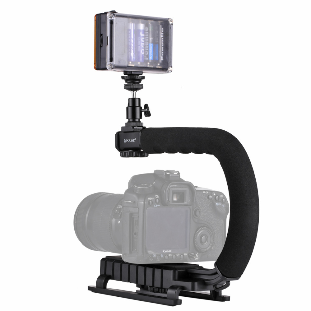 PULUZ-PKT3012-C-Shape-Stabilizer-Video-Light-Mini-Tripod-Ball-Head-Kit-for-DSLR-Action-Sports-Camera-1578143