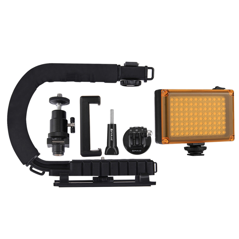 PULUZ-PKT3012-C-Shape-Stabilizer-Video-Light-Mini-Tripod-Ball-Head-Kit-for-DSLR-Action-Sports-Camera-1578143
