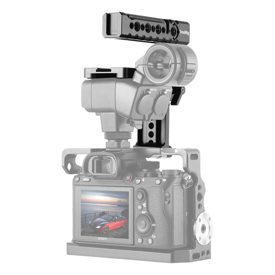 SmallRig-2080-DSLR-Camera-Top-Handle-Helmet-Grip-Kit-for-Sony-A7RIII-A7II-A7-A9-Camera-Cage-Quick-Re-1744705