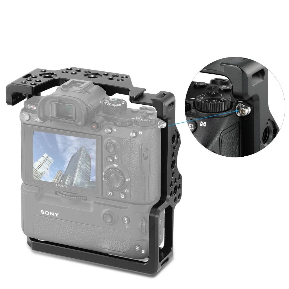 SmallRig-2176-A73-Camera-Cage-for-Sony-A7R-III-A7M-III-A7-III-with-VG-C3EM-Vertical-Grip-for-A7R3-A7-1728653