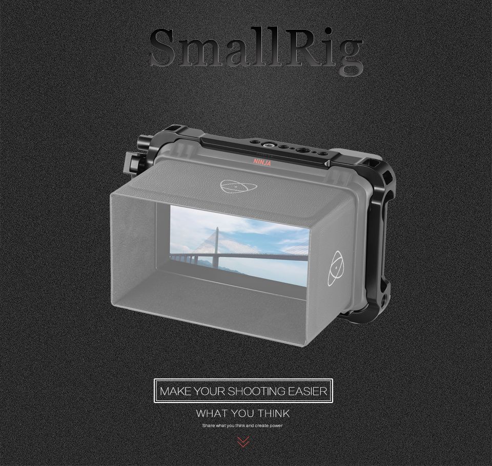 SmallRig-2209-Directors-Monitor-Cage-for-Atomos-Ninja-V-Feature-with-Rails-on-The-Top-and-Bottom-1739794