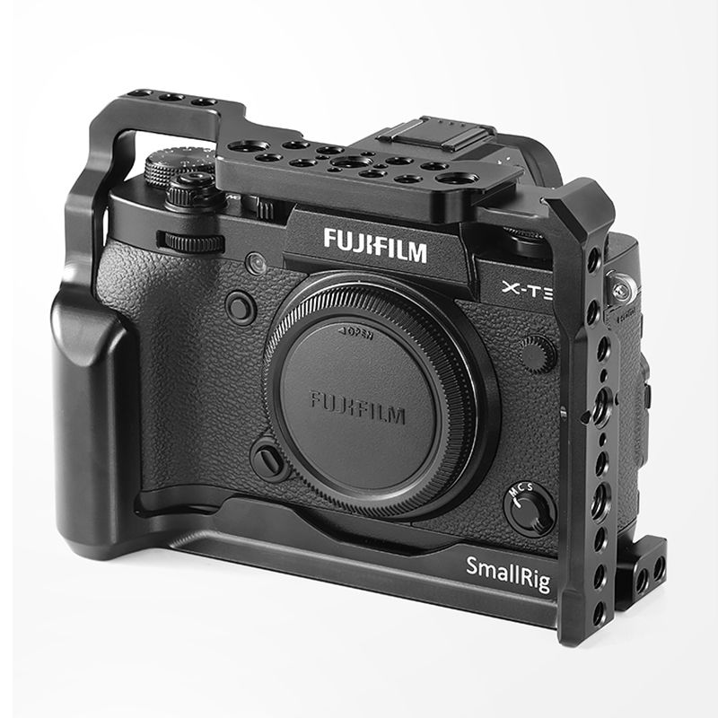 SmallRig-2228-DSLR-Camera-Cage-for-Fujifilm-X-T3-X-T3-X-T2-Camera-with-Rail-Handle-Grip-for-Fujifilm-1725896