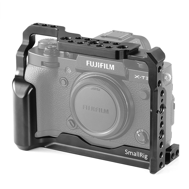 SmallRig-2228-DSLR-Camera-Cage-for-Fujifilm-X-T3-X-T3-X-T2-Camera-with-Rail-Handle-Grip-for-Fujifilm-1725896