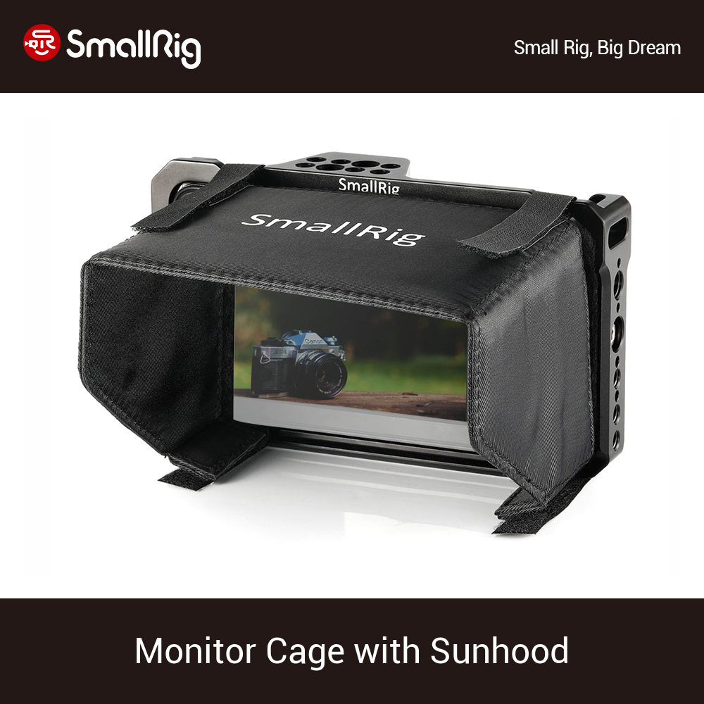 SmallRig-2231-for-SmallHD-502-Bright-Monitor-Cage-with-Sunhood-502-Bright-Monitor-Sun-Shield-Hood-Ki-1726952