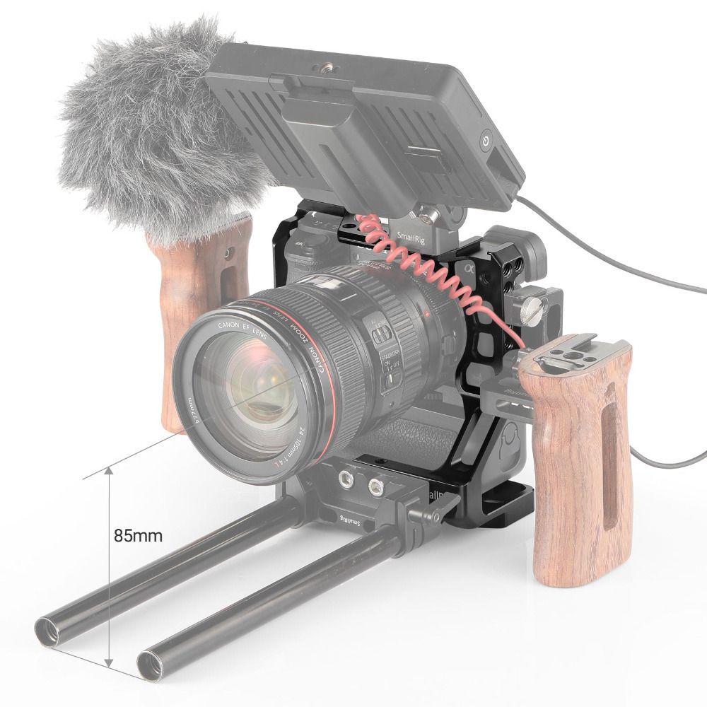 SmallRig-2268-Camera-Cage-DSLR-Camera-Stabilizer-for-Sony-A6000-A6300-A6400-A6500-for-Meike-MK-A6300-1726804