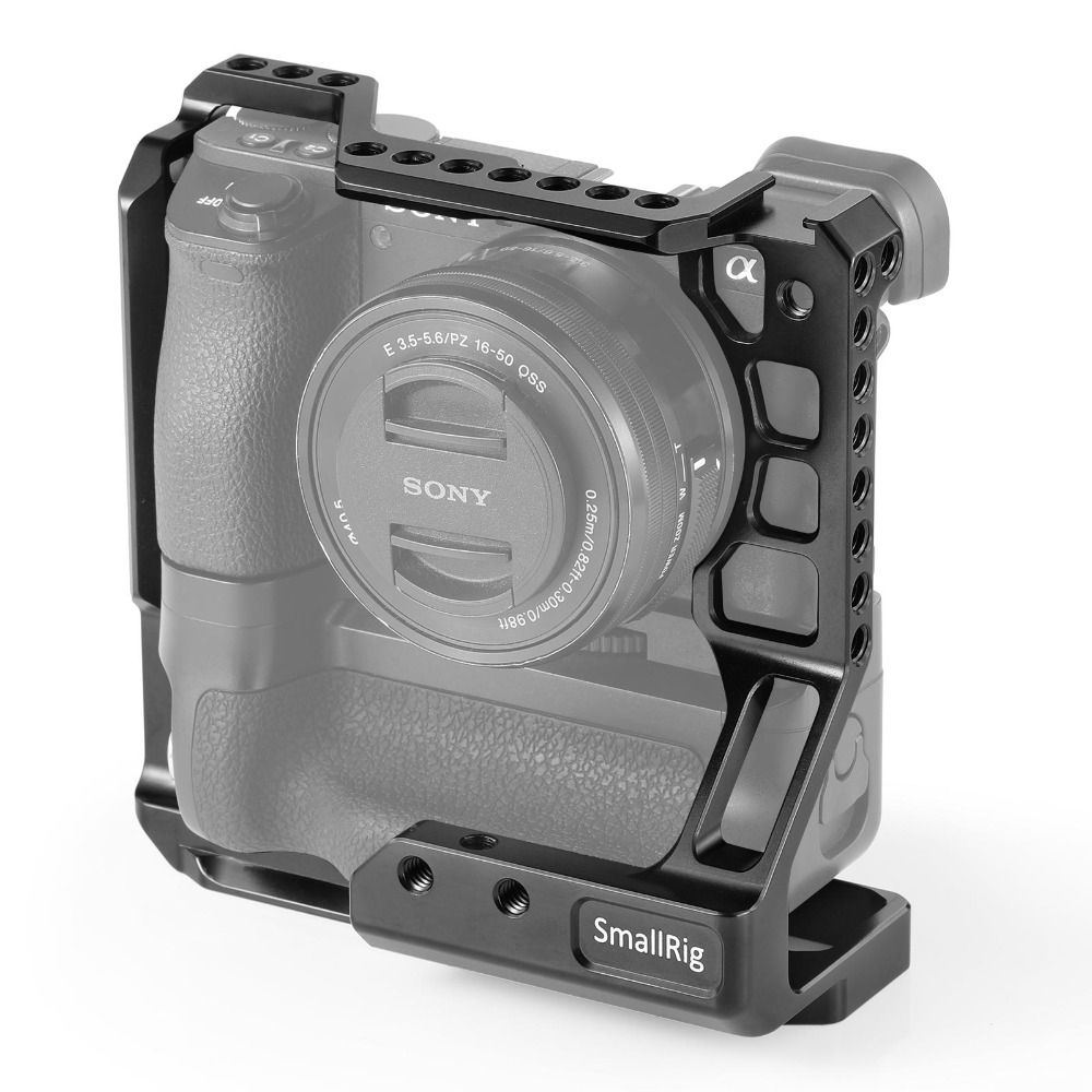 SmallRig-2268-Camera-Cage-DSLR-Camera-Stabilizer-for-Sony-A6000-A6300-A6400-A6500-for-Meike-MK-A6300-1726804