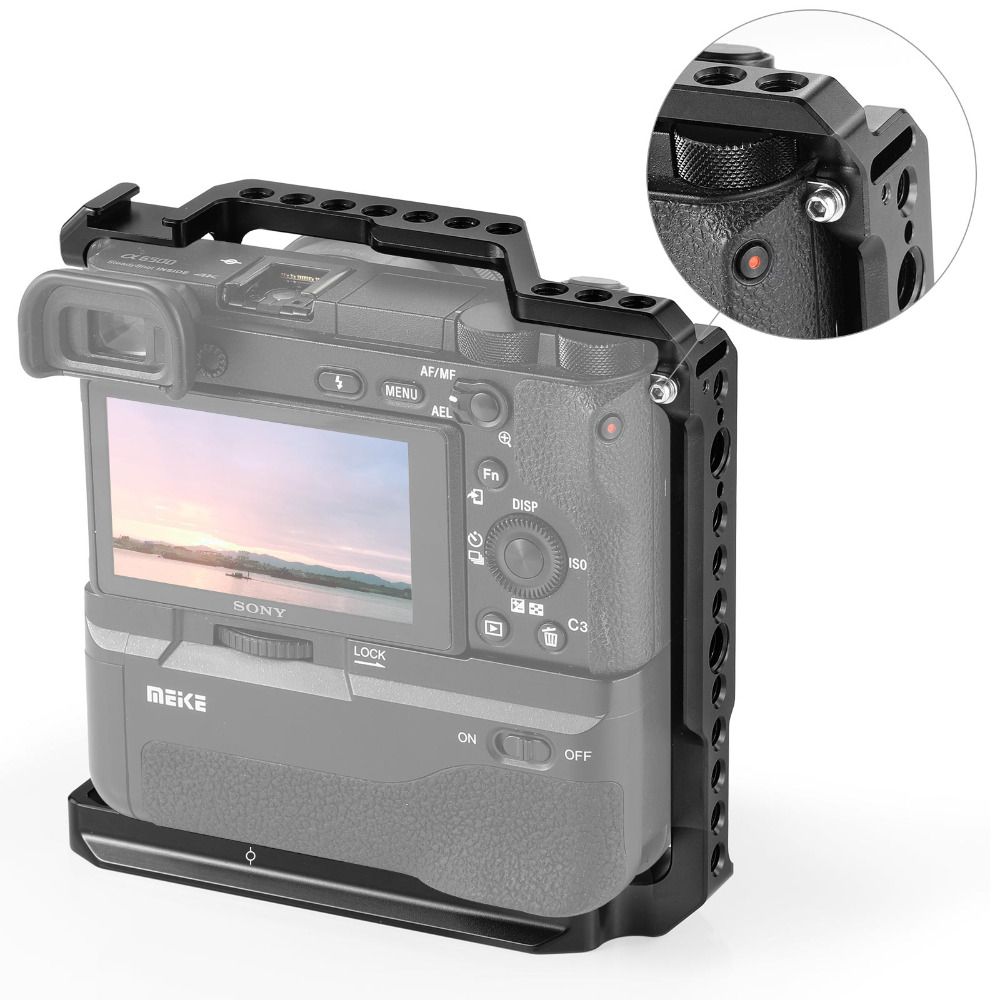 SmallRig-2268-Camera-Cage-DSLR-Camera-Stabilizer-for-Sony-A6000-A6300-A6400-A6500-for-Meike-MK-A6300-1726804