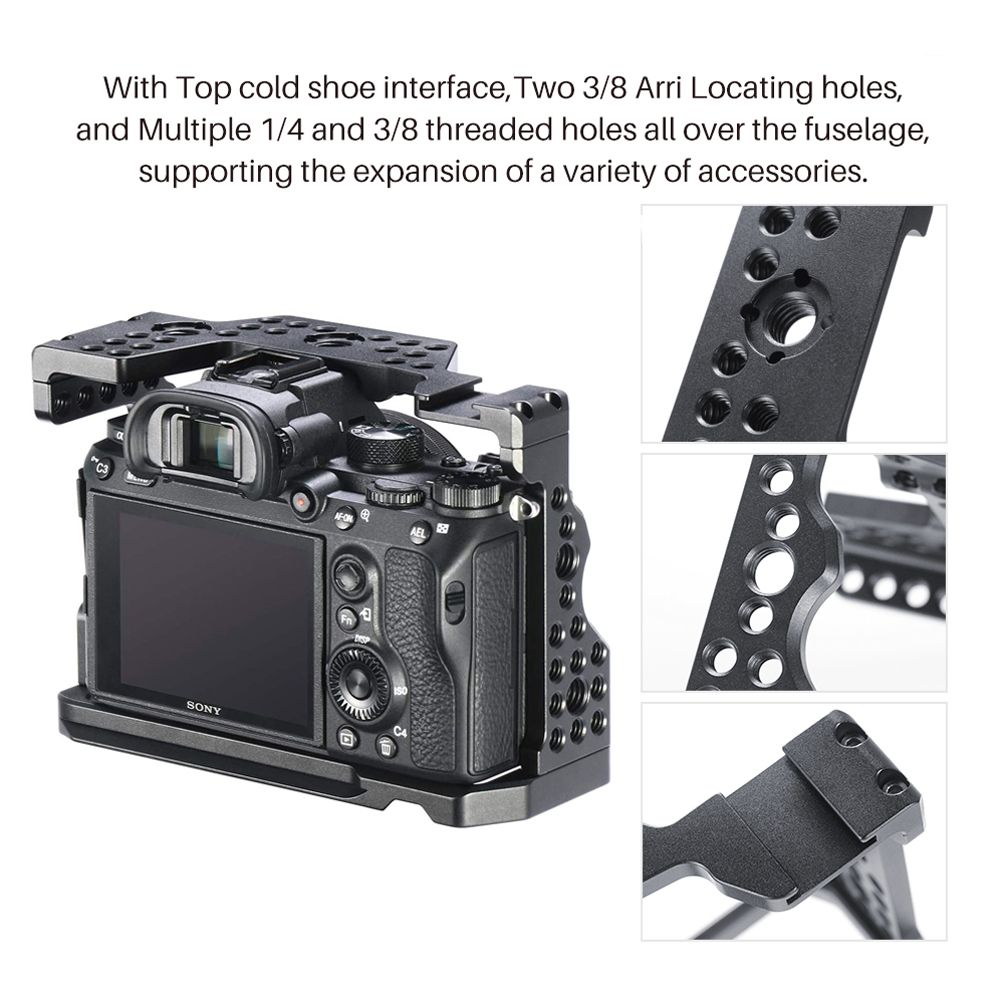 UURig-C-A73-Metal-Camera-Cage-with-Camera-Microphone-Light-Mount-Quick-Release-Plate-Arri-Hole-Exten-1657730