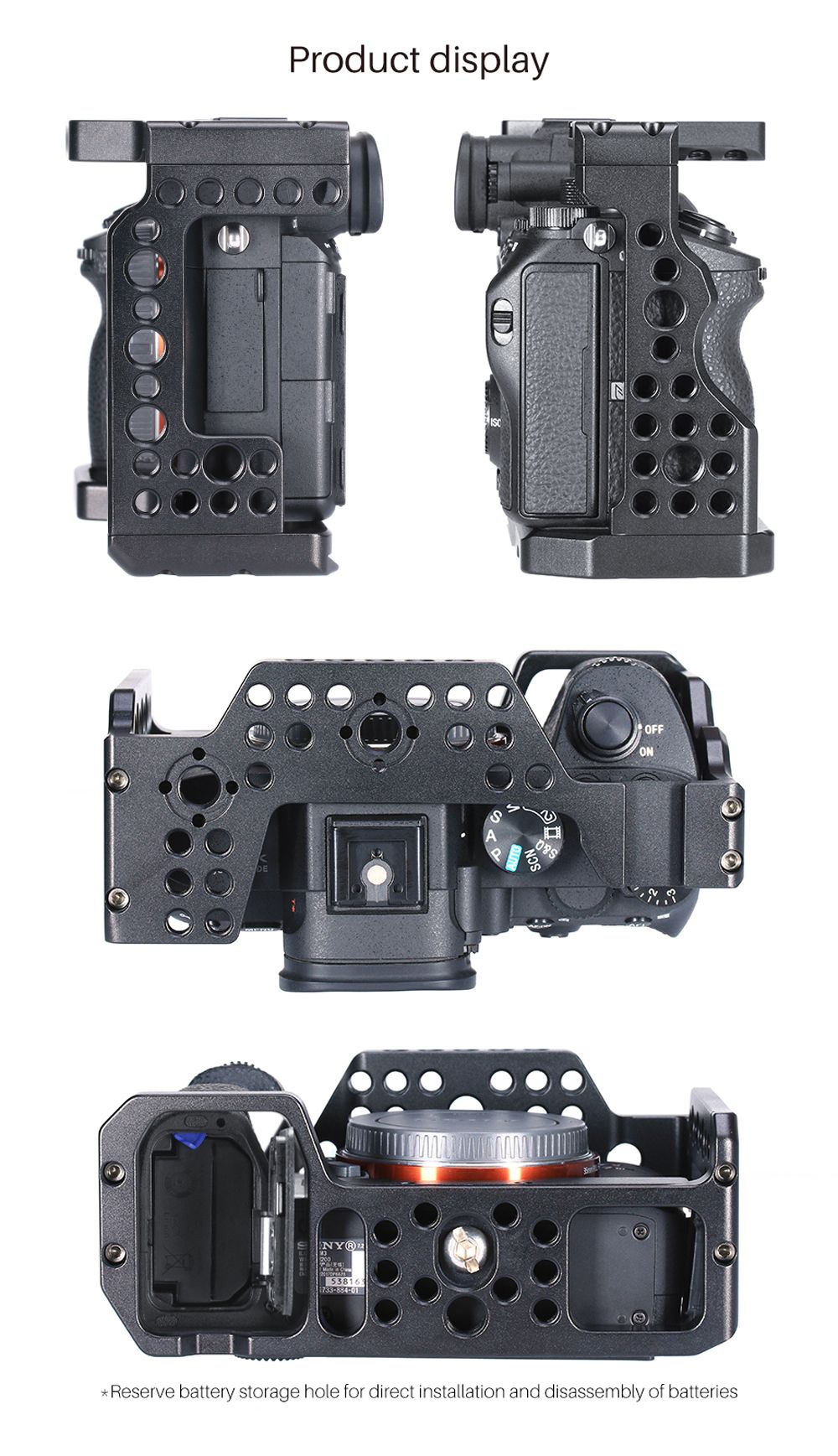 UURig-C-A73-Metal-Camera-Cage-with-Camera-Microphone-Light-Mount-Quick-Release-Plate-Arri-Hole-Exten-1657730