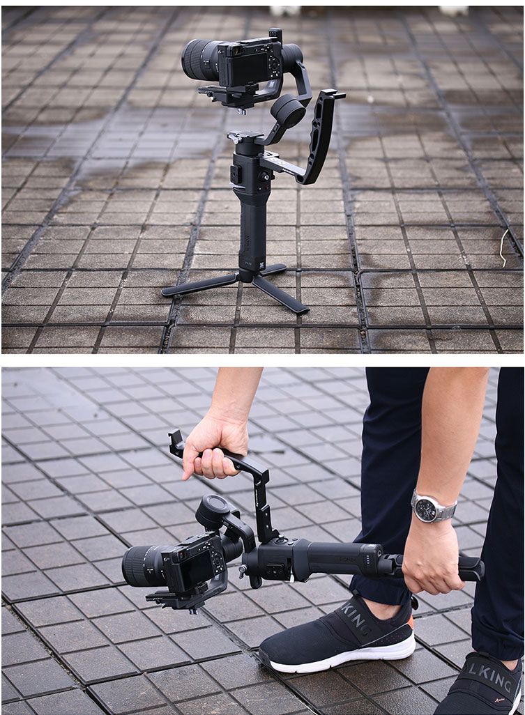 UURig-DH12-Gimbal-Handle-Handy-Sling-Grip-Handheld-Stabilizer-with-Cold-Shoe-Mount-for-DJI-Ronin-SC--1574566