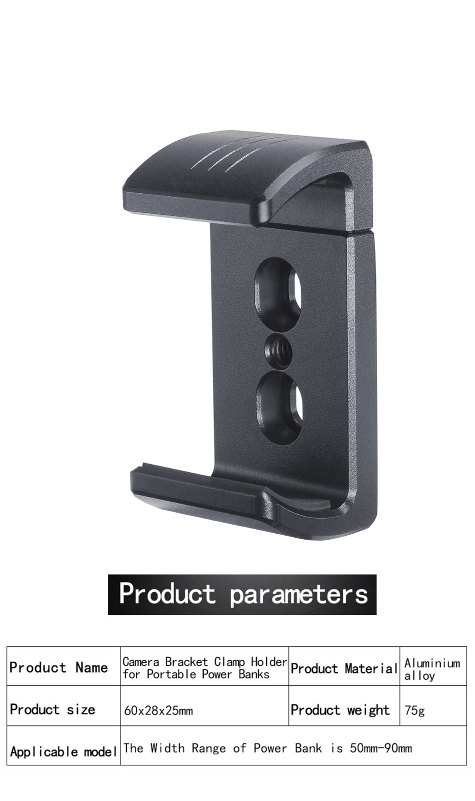 UURig-R010-Bracket-Clamp-Holder-Extendable-Clip-for-DSLR-Camera-Cage-Stabilizer-Power-Bank-Smartphon-1534593