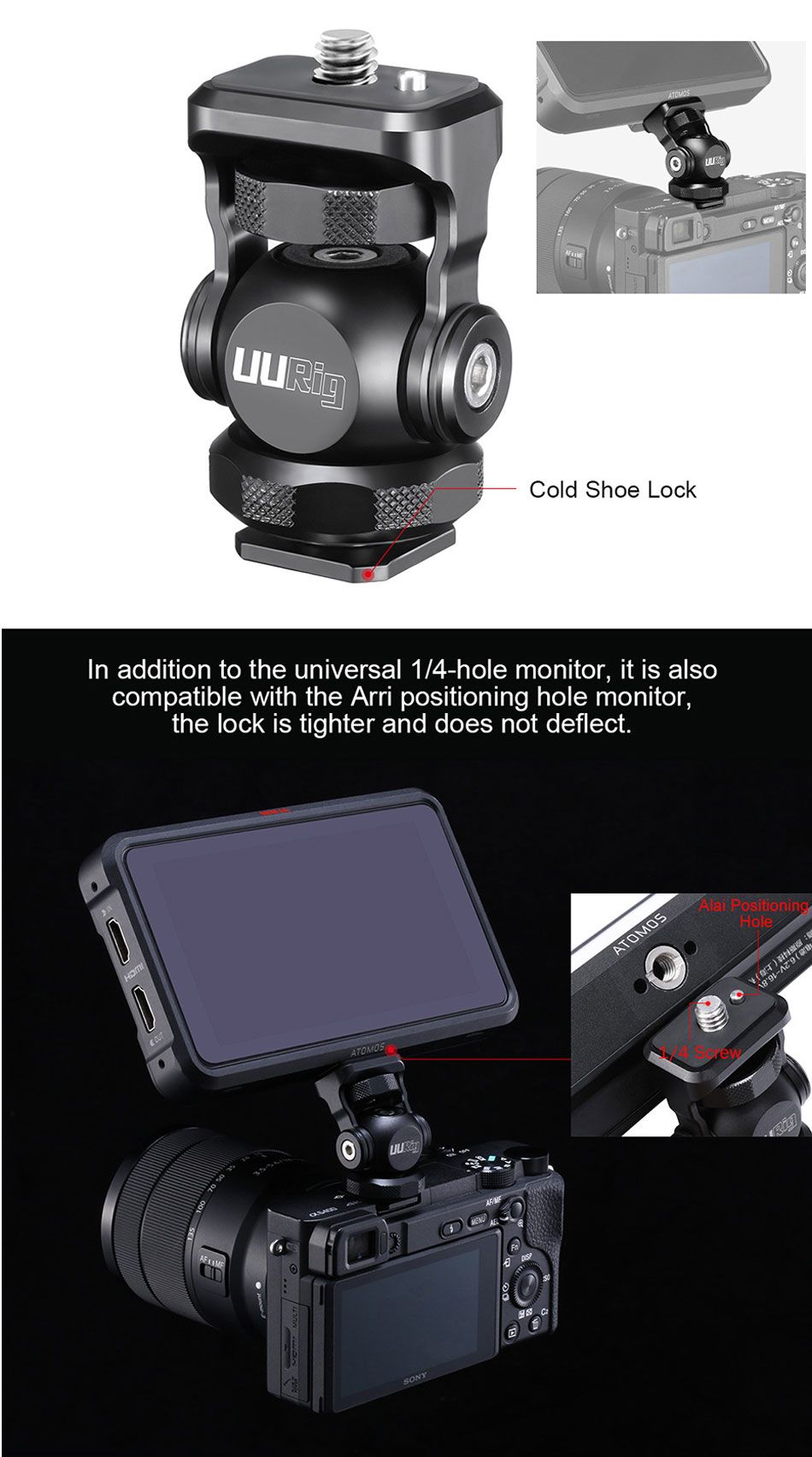 UURig-R015-Bracket-Mini-Ballhead-Holder-Cold-Shoe-Mount-for-DSLR-Camera-Monitor-1577014