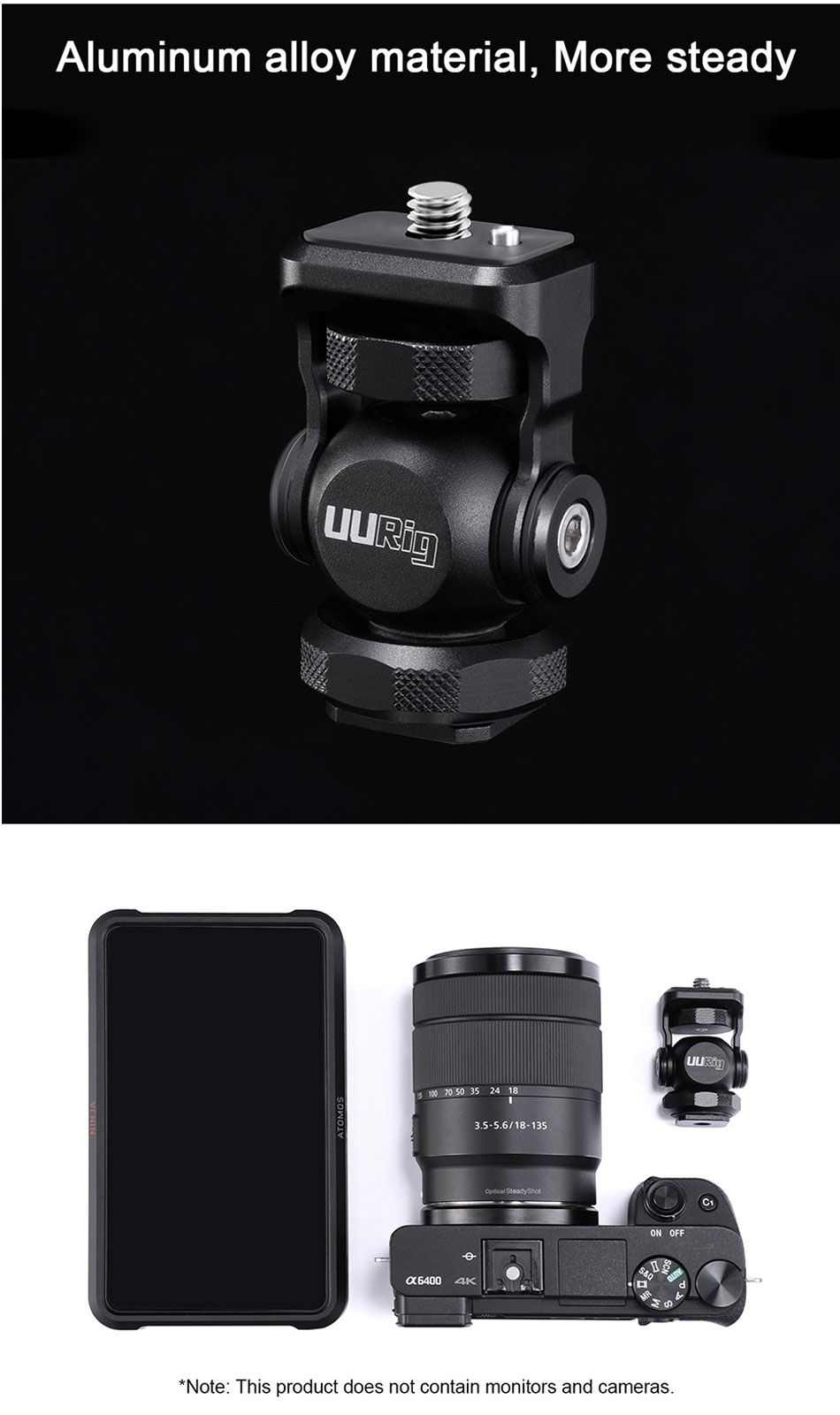 UURig-R015-Bracket-Mini-Ballhead-Holder-Cold-Shoe-Mount-for-DSLR-Camera-Monitor-1577014