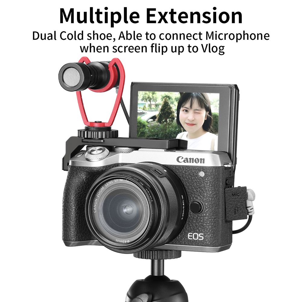 UURig-R038-Dual-Hot-Shoe-Camera-Extension-Mount-Bracket-Vlog-Microphone-LED-Light-Extend-Stand-for-C-1683050