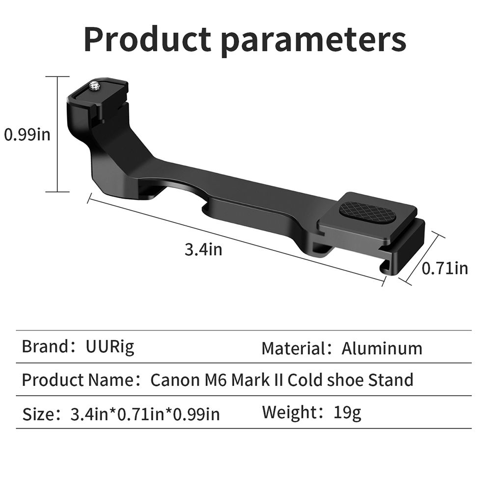 UURig-R038-Dual-Hot-Shoe-Camera-Extension-Mount-Bracket-Vlog-Microphone-LED-Light-Extend-Stand-for-C-1683050