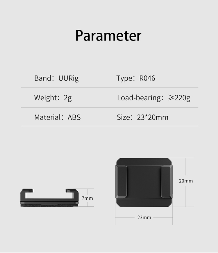 UURig-R046-Hot-Shoe-Plate-Mount-Bracket-Mount-Base-Expansion-Fill-Light-Mic-Interface-Stand-for-DSLR-1730972