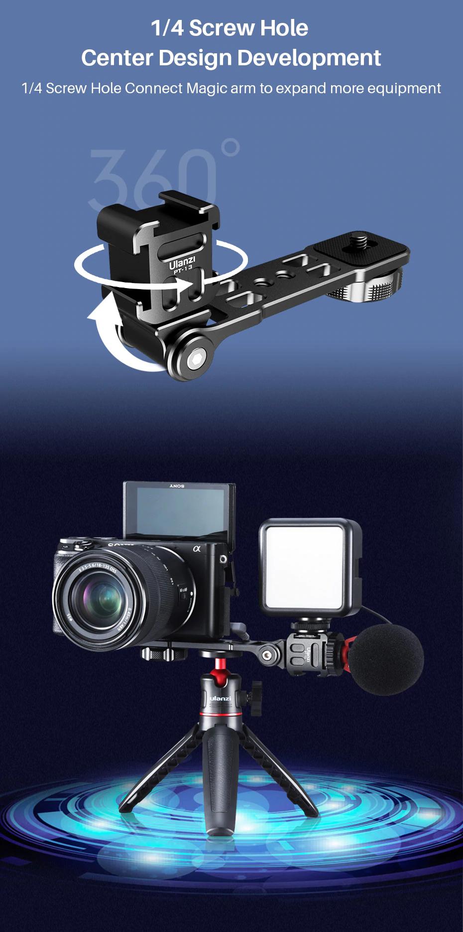 Ulanzi-PT-13-Extend-Cold-Shoe-Mount-Plate-Microphone-Video-Light-Mount-Extension-Bar-for-Zhiyun-Smoo-1711146