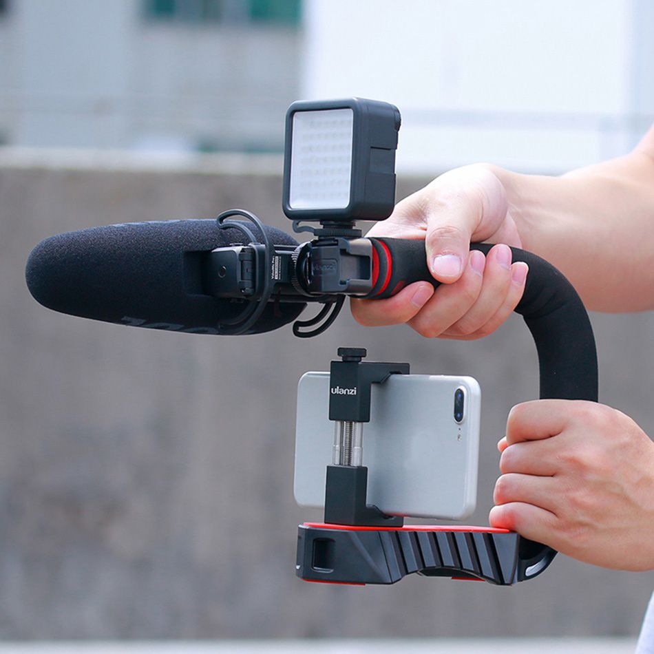 Ulanzi-U-Grip-Pro-Mini-Handle-Stabilizer-with-Triple-Cold-Shoe-Mount-Camera-Smartphone-Video-Portabl-1716863