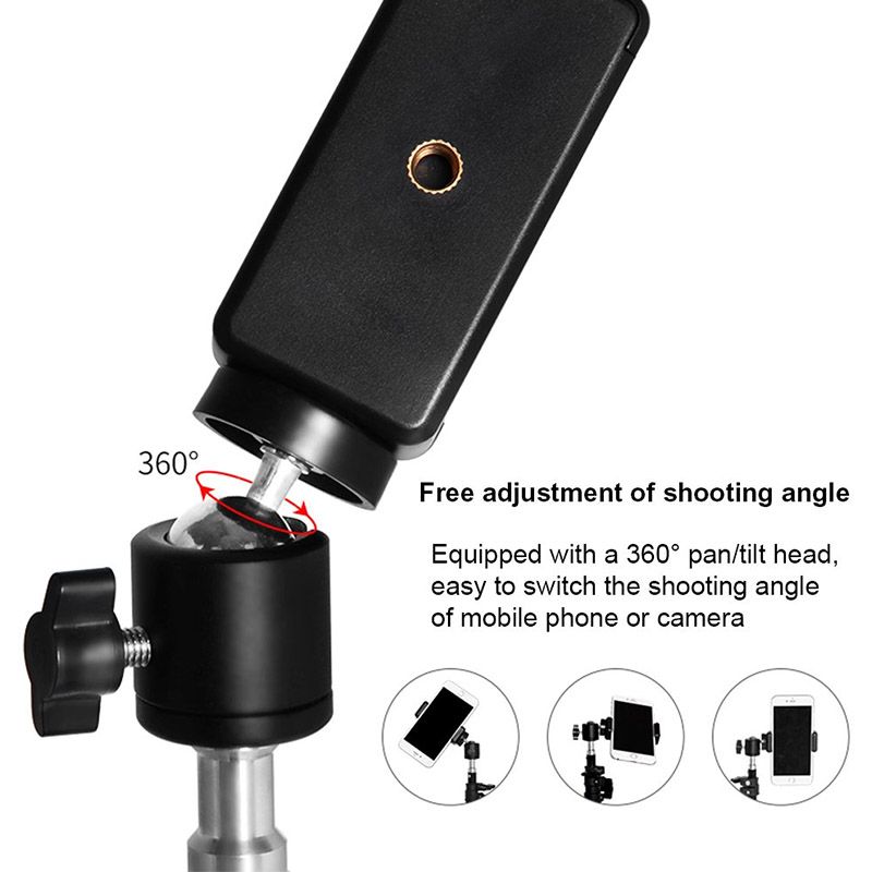 110cm-Retractable-Aluminum-Alloy-Mobile-Phone-Live-Bracket-Camera-Tripod-Photography-Light-Stand-Fla-1657118