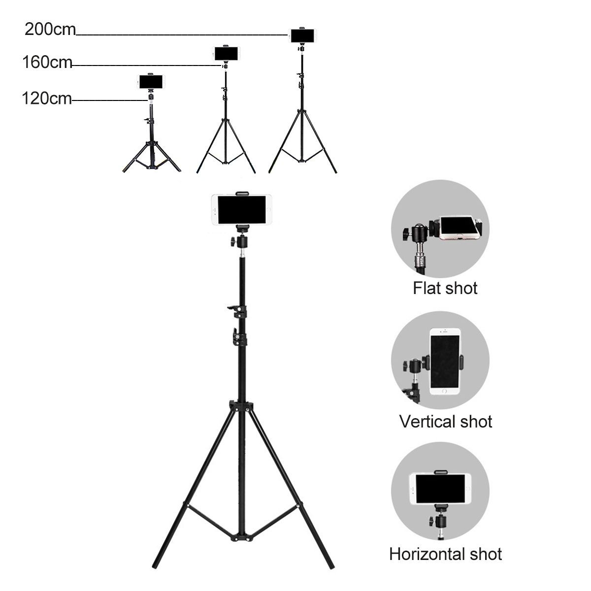 120cm-160cm-200cm-Portable-Aluminum-Tripod-Stand-Ring-Light-Stand-Camera-Tripod-Phone-Stand-1671374
